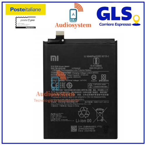 Batteria pila originale xiaomi - batteria,