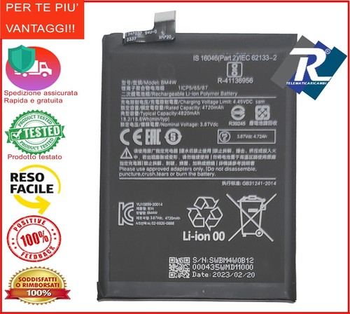 Batteria bm4w per xiaomi - xiaomi, mi