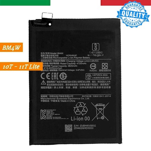 Batteria litio bm4w ricambio - batteria,